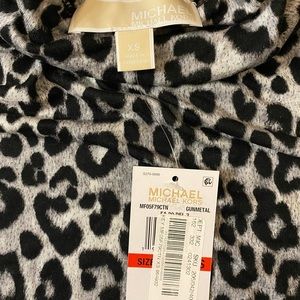 Michael Kors Leopard print shirt, Brand new XS